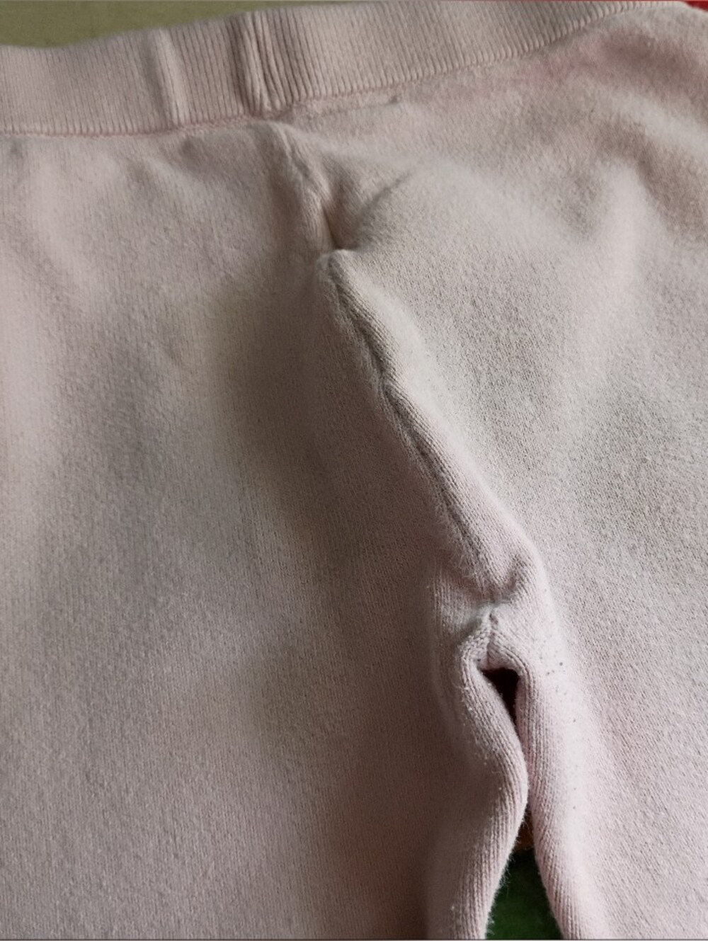 Gap Kids S 6/7 Pink/Silver Star Knees Sweater Leggings - Picture 7 of 8